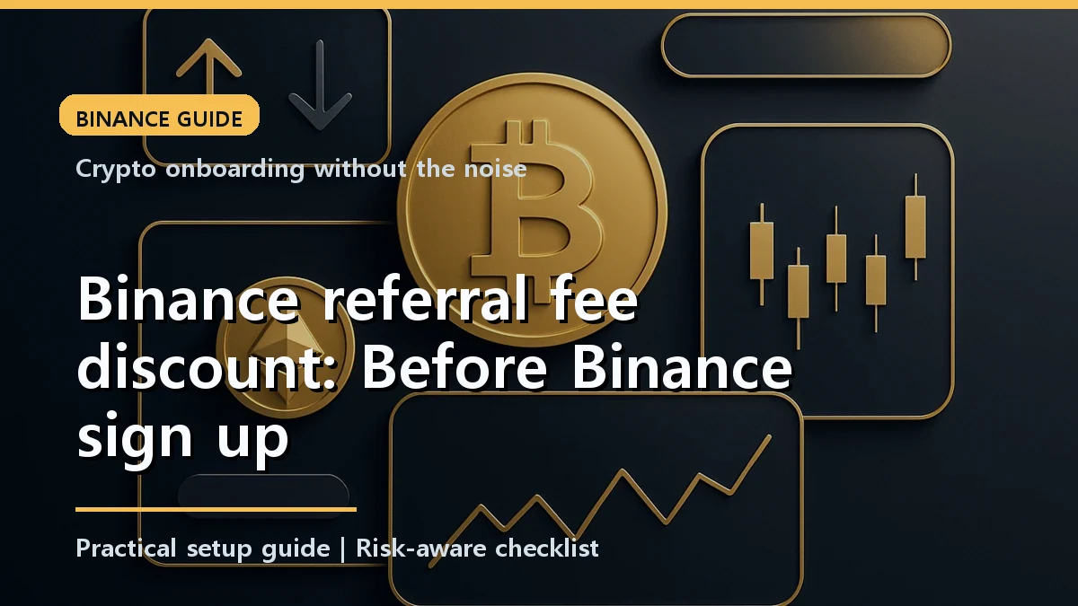 Binance referral fee discount before you sign up